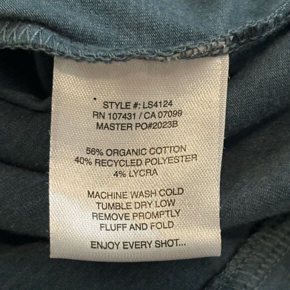 Linksoul Golf Sweater Mens Medium Blue Organic Cotton Pullover Preppy Athletic - Picture 8 of 9